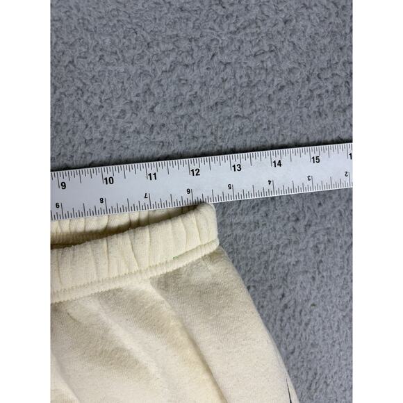 Aviator Nation Sweatpants Women’s Small Ivory Black Thunderbolt Lounge Jogger - Picture 10 of 12